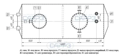Підземні дренажні ємності єп, аварійно-дренажні ємності єп від виробника (ємності підземні горизонтальні дренажні) Підземні дренажні ємності єп, аварійно-дренажні ємності єп від виробника