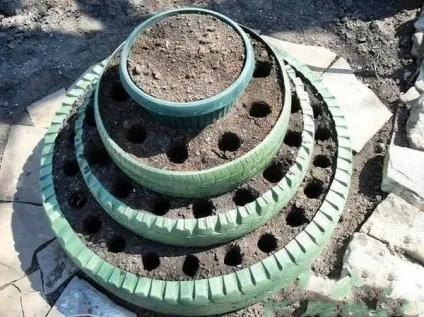 Вироби з шин для саду (42 фото) відео-інструкція як зробити своїми руками, особливо виробів,