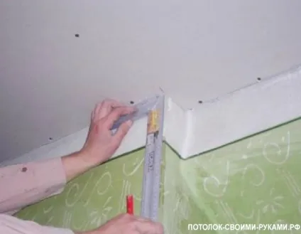 Поетапна обробка гіпсокартонної стелі робимо все правильно