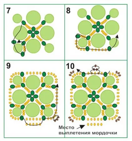 Черепаха з бісеру майстер-клас і схема плетіння (черепаха) Черепаха з бісеру майстер-клас і схема плетіння
