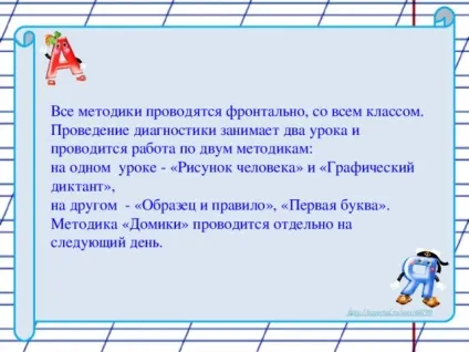Діагностика готовності першокласників до навчання в школі - психолога, презентації (готовності) Діагностика готовності першокласників до навчання в школі - психолога, презентації