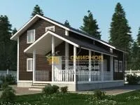 Будинки з сухого бруса камерної сушки в москві і Харкові, проекти і ціни під ключ