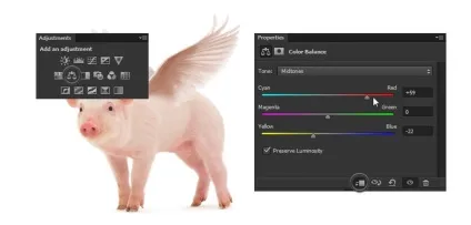 Додаємо крила до поросяті в adobe photoshop (photoshop) Додаємо крила до поросяті в adobe photoshop
