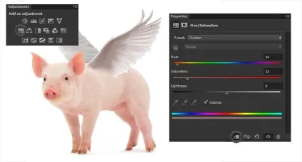 Додаємо крила до поросяті в adobe photoshop (крила) Додаємо крила до поросяті в adobe photoshop