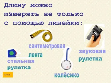 Довжину можна вимірювати не тільки за допомогою лінійки презентація 129313-21 (довжини) Довжину можна вимірювати не тільки за допомогою лінійки презентація 129313-21