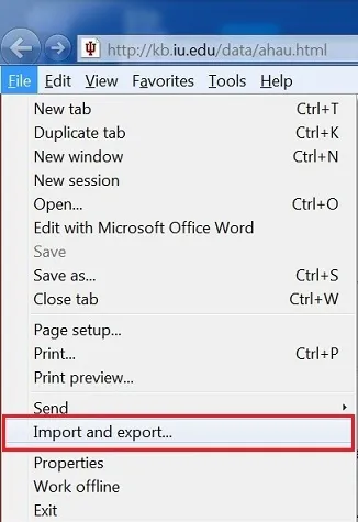 Експорт закладок в internet explorer, how to, підтримка mozilla ( «Параметри імпорту експорту») Експорт закладок в internet explorer, how to, підтримка mozilla