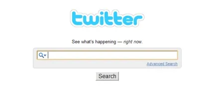 Пошук в twitter search
