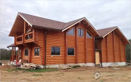 Фарбування оциліндрованих колод - як фарбувати оцилиндрованні колоди фото (фарбування) Фарбування оциліндрованих колод - як фарбувати оцилиндрованні колоди фото