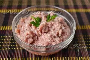 Фарш для біляшів з м'ясом соковитий (рецепт) Фарш для біляшів з м'ясом соковитий
