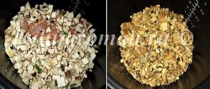 Фаршировані млинчики куркою і грибами у вершковому соусі (фаршировані) Фаршировані млинчики куркою і грибами у вершковому соусі