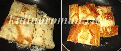 Фаршировані млинчики куркою і грибами у вершковому соусі (грибами) Фаршировані млинчики куркою і грибами у вершковому соусі