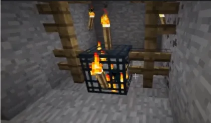 Ферма досвіду на спавнере печерних павуків, сайт про гру minecraft (печерних) Ферма досвіду на спавнере печерних павуків, сайт про гру minecraft