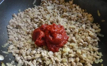 Фарш з перцем і помідорами - покроковий рецепт з фото на (кулінари) Фарш з перцем і помідорами - покроковий рецепт з фото на