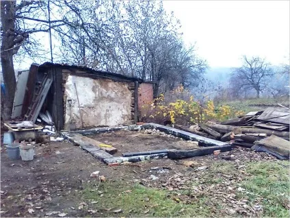 Гараж з шпал своїми руками - гараж із залізничних шпал