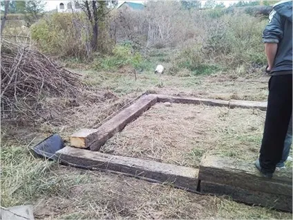 Гараж з шпал своїми руками - гараж із залізничних шпал