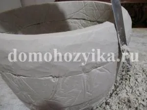 Горщики з гіпсу-спосіб виготовлення з фото (квіткові горщики своїми руками) Горщики з гіпсу-спосіб виготовлення з фото
