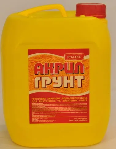 Грунтовка для внутрішніх робіт, технічні характеристики акрилового складу по госту, фото і відео