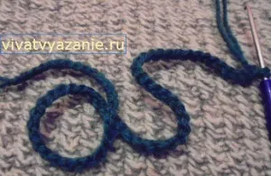 Як виготовити шнур спицями гачком або вручну для обробки в'язаного вироби (знімаємо непровязанной нитка) Як виготовити шнур спицями гачком або вручну для обробки в'язаного вироби