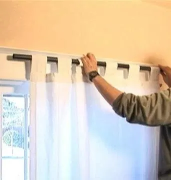 Як надійно прикріпити стельовий гардину відео, фото (прикріпити) Як надійно прикріпити стельовий гардину відео, фото