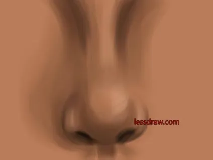 Як намалювати ніс людини поетапно, lessdraw (поетапно) Як намалювати ніс людини поетапно, lessdraw