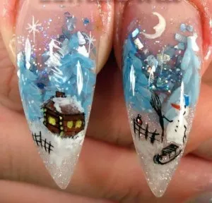 Покрокова акварельний розпис нігтів (розпис) Покрокова акварельний розпис нігтів