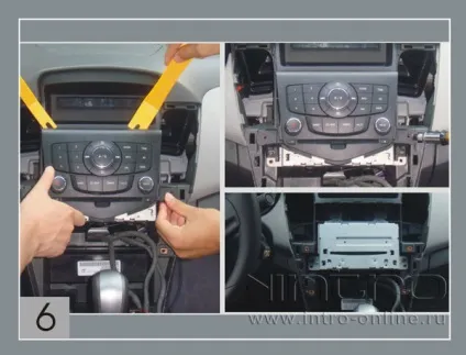 Покрокова інструкція по установці головного пристрою на chevrolet cruze (2009 - 2012) - intro (Відкрутіть гвинти фіксують) Покрокова інструкція по установці головного пристрою на chevrolet cruze (2009 - 2012) - intro