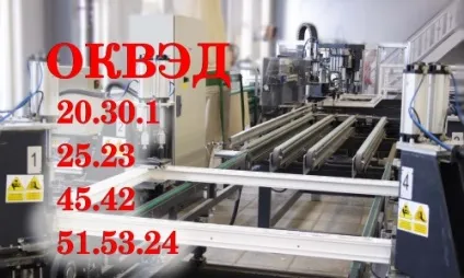 Який КВЕД відповідає виробництву пластикових вікон і яка повинна бути система оподаткування