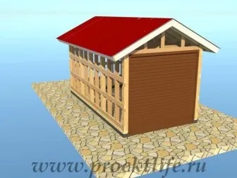 Як побудувати каркасний гараж своїми руками (побудувати) Як побудувати каркасний гараж своїми руками