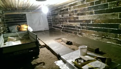 Як побудувати гараж з шпал - інструкція з фото (гараж шпала) Як побудувати гараж з шпал - інструкція з фото