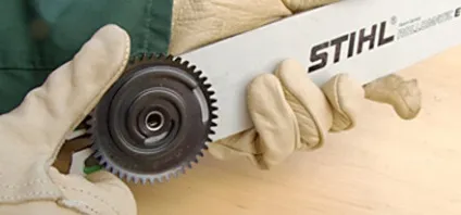 Як правильно встановити ланцюг і шину на бензопилу stihl (шину) Як правильно встановити ланцюг і шину на бензопилу stihl