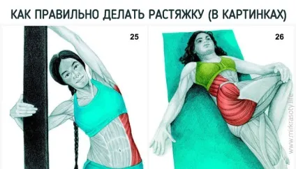 Як правильно робити розтяжку м'язів (в картинках) (робити) Як правильно робити розтяжку м'язів (в картинках)