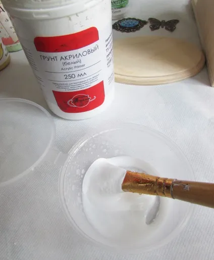 Як правильно гарантувати дерев'яну поверхню грунтовка дерева, фанери, мдф перед декупажем (дерев'яну) Як правильно гарантувати дерев'яну поверхню грунтовка дерева, фанери, мдф перед декупажем