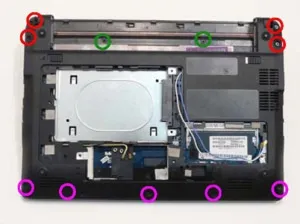 Як розібрати ноутбук packard bell dot s з картинками і відео (bell) Як розібрати ноутбук packard bell dot s з картинками і відео