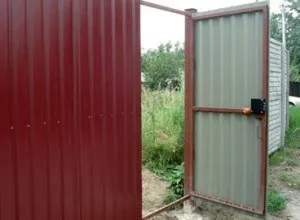 Як зробити хвіртку з профнастилу своїми руками (зробити) Як зробити хвіртку з профнастилу своїми руками