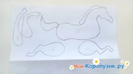 Як зробити кінь з паперу майстер-клас з фото (кінь) Як зробити кінь з паперу майстер-клас з фото