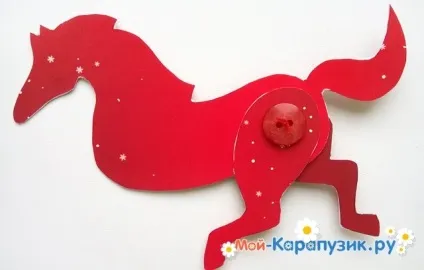 Як зробити кінь з паперу майстер-клас з фото (кінь) Як зробити кінь з паперу майстер-клас з фото