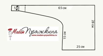 Як зшити французьку косинку (шарфик-франтони) своїми руками, викрійки