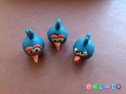Як зліпити персонажі angry birds з пластиліну (з пластиліну) Як зліпити персонажі angry birds з пластиліну