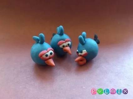 Як зліпити персонажі angry birds з пластиліну (angry) Як зліпити персонажі angry birds з пластиліну
