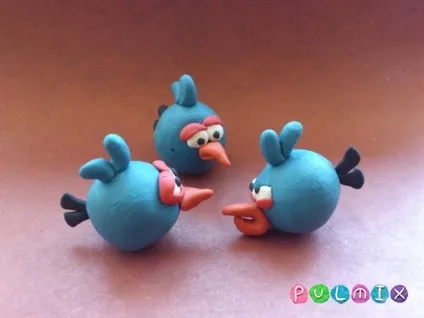 Як зліпити персонажі angry birds з пластиліну (angry) Як зліпити персонажі angry birds з пластиліну