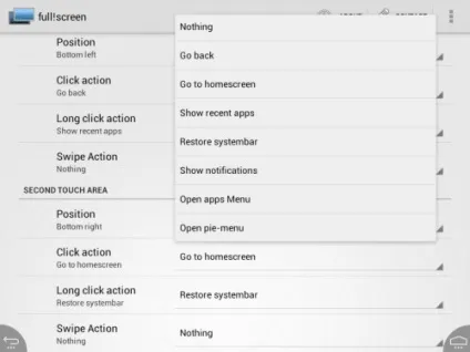 Як приховати системну панель android
