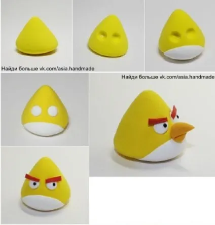 Як зліпити персонажі angry birds з пластиліну (пластиліну) Як зліпити персонажі angry birds з пластиліну