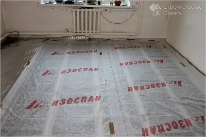 Як укладати ізоспан - монтаж пароізоляції (пароізоляції) Як укладати ізоспан - монтаж пароізоляції