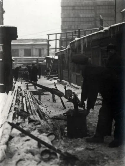 Як будували першу чергу московського метрополітену (74 фото)