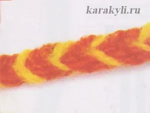 Пояс з ниток для тканинної ляльки своїми руками, каракулі
