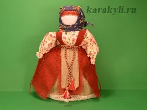 Пояс з ниток для тканинної ляльки своїми руками, каракулі