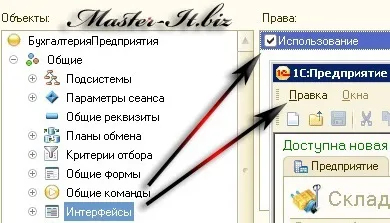 Права доступу в 1с, як обмежити права користувача 1с, wordpress і master-it (1с підприємство) Права доступу в 1с, як обмежити права користувача 1с, wordpress і master-it