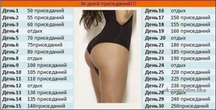 Правильні присідання для схуднення - комплекс присідань (присідання) Правильні присідання для схуднення - комплекс присідань