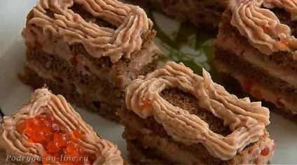 Святкова закуска з оселедця (оселедця) Святкова закуска з оселедця