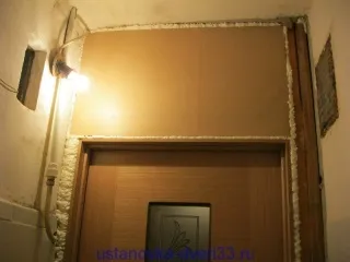 Як закрити отвір над дверима, установка дверей у Смелае і області (установка дверей) Як закрити отвір над дверима, установка дверей у Смелае і області